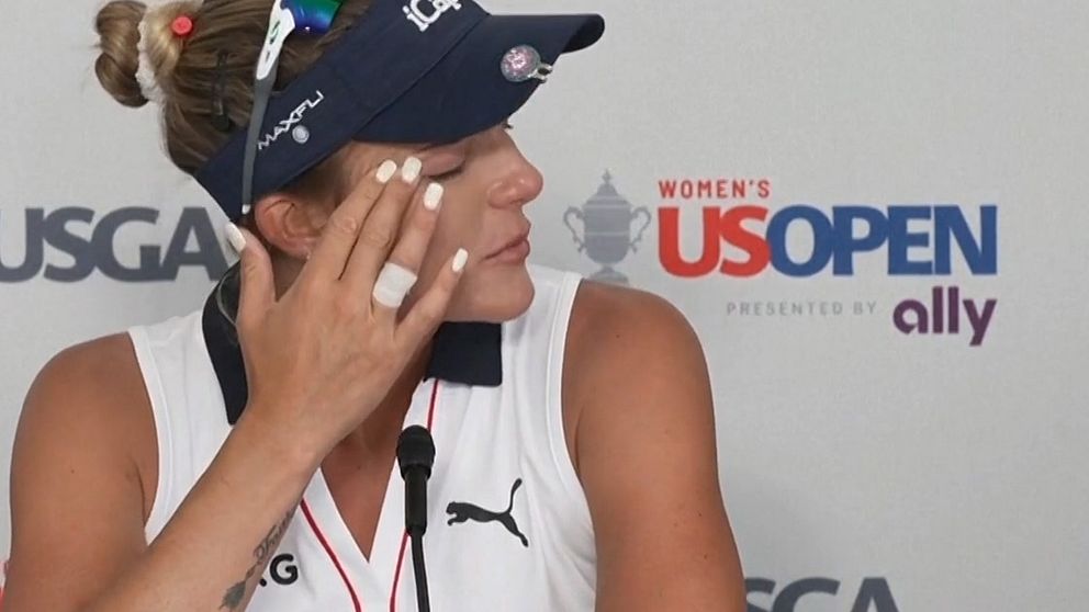 Lexi Thompson i tårar efter US Open
