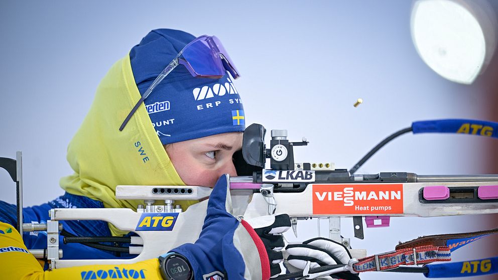 Hanna Öberg sköt bort segern i det sista skyttet.