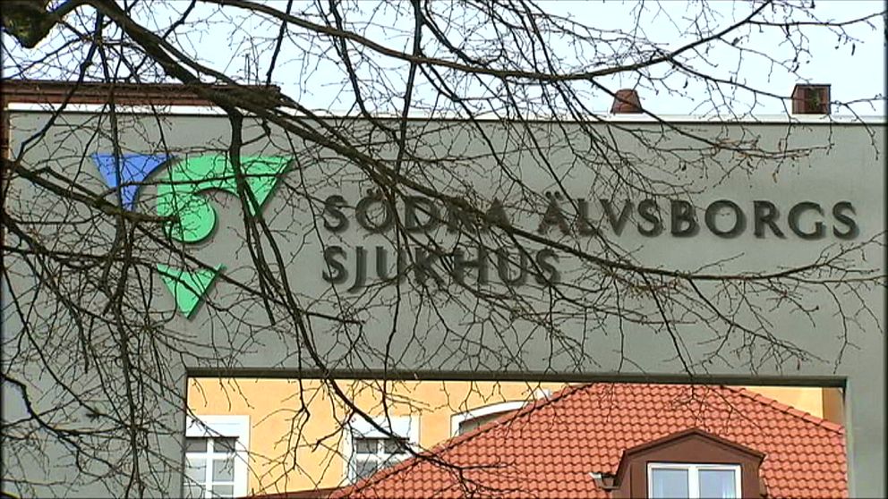 sjukhus med ett träd framför