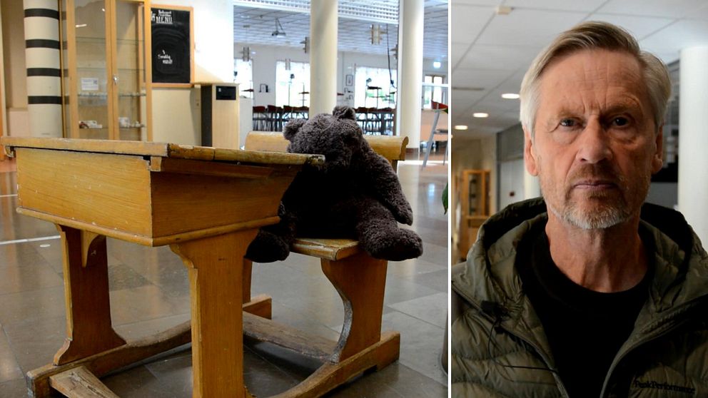 SVT besökte skolan strax innan den öppnade som samlingspunkt för oroliga barn och vuxna i området. Foto: Maja Flygt/SVT