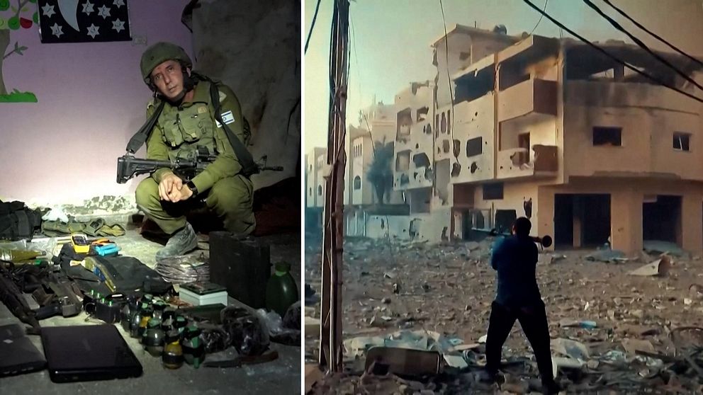 Se IDF och Hamas egna bilder och filmer inifrån krigets Gaza, bilder som får stor spridning men som är oerhört svåra att verifiera.
