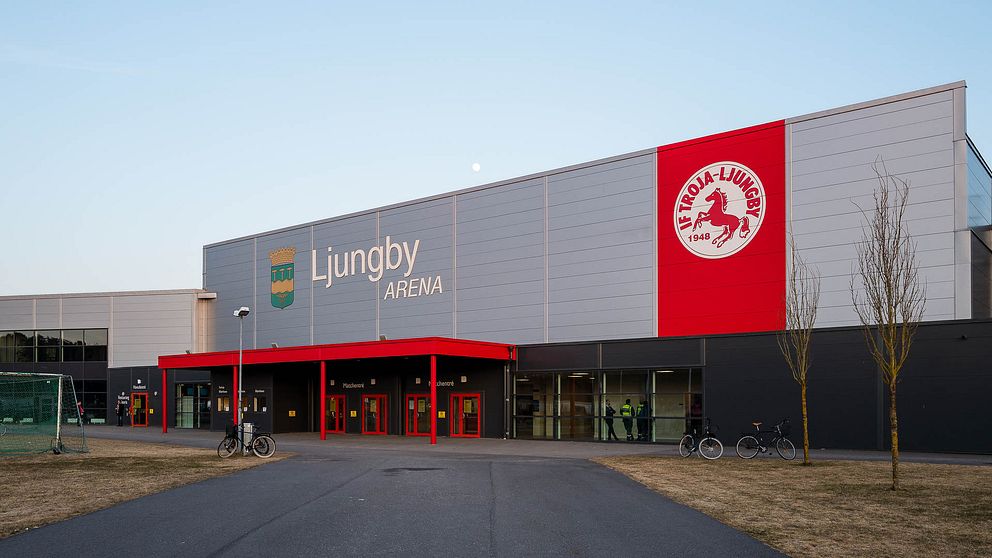 Ljungby Arena från utsidan