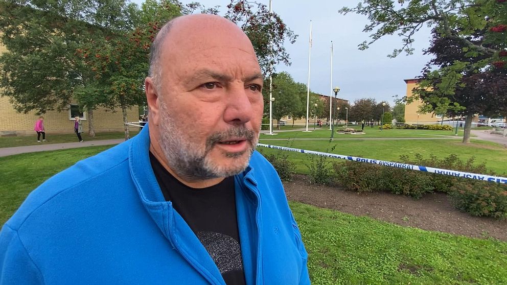 Levent Erbay, granne till explosionen i stadsdelen Ekholmen i Linköping.