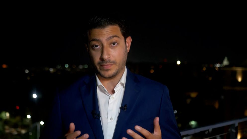 SVT:s USA-korrespondent Fouad Youcefi på plats i Washington D.C.