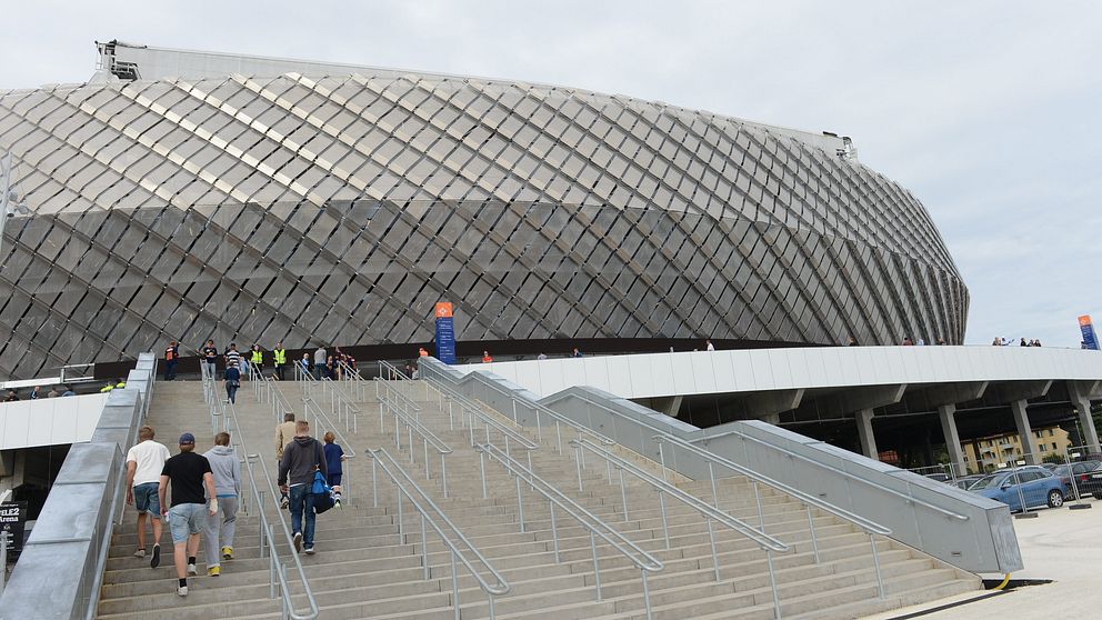 En exteriörbild på Tele 2 Arena