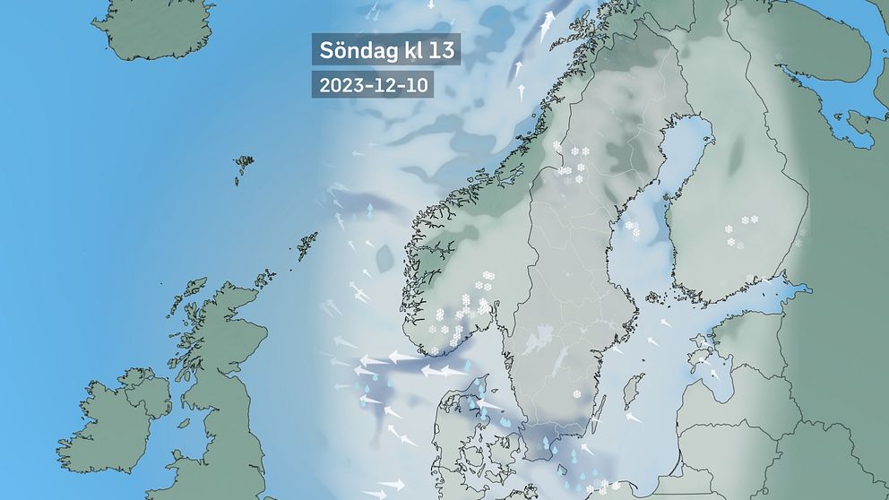 Vädret kommande dagarna