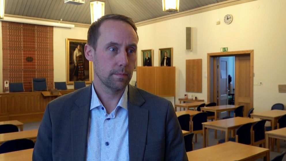 Porträtt av Johan Malm, kommunchef.