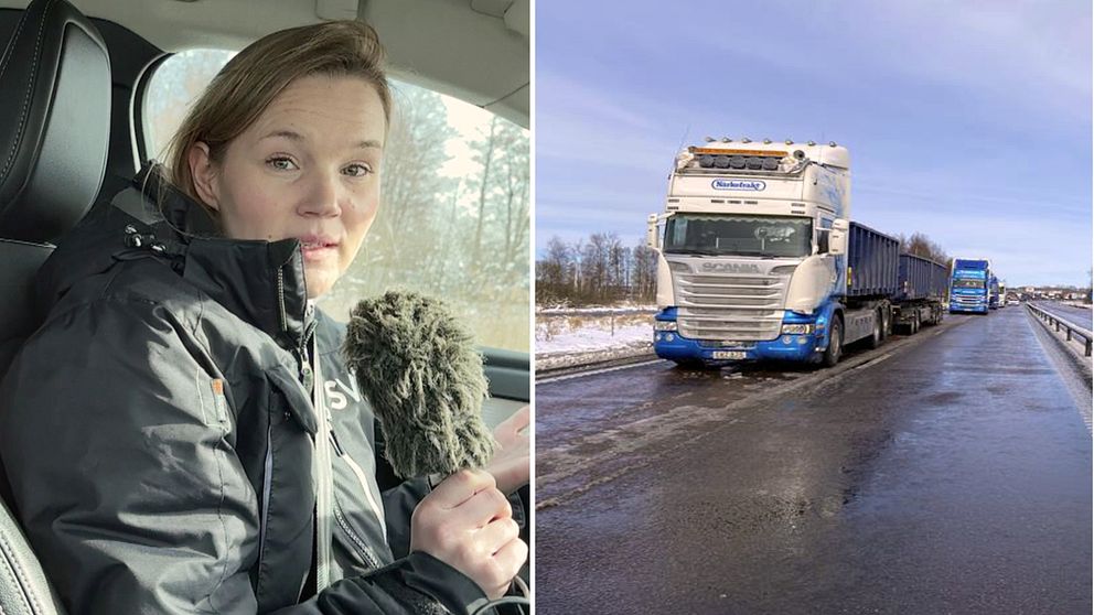 Stopp trafiken,. riksväg 50