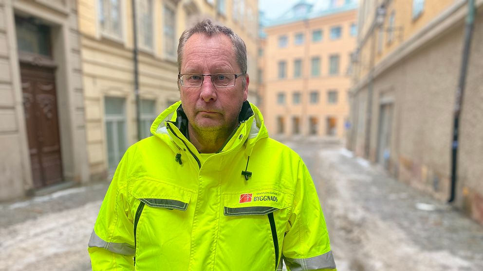 Byggnads enhetschef Tomas Kullberg ger sina tankar om hissolcykan