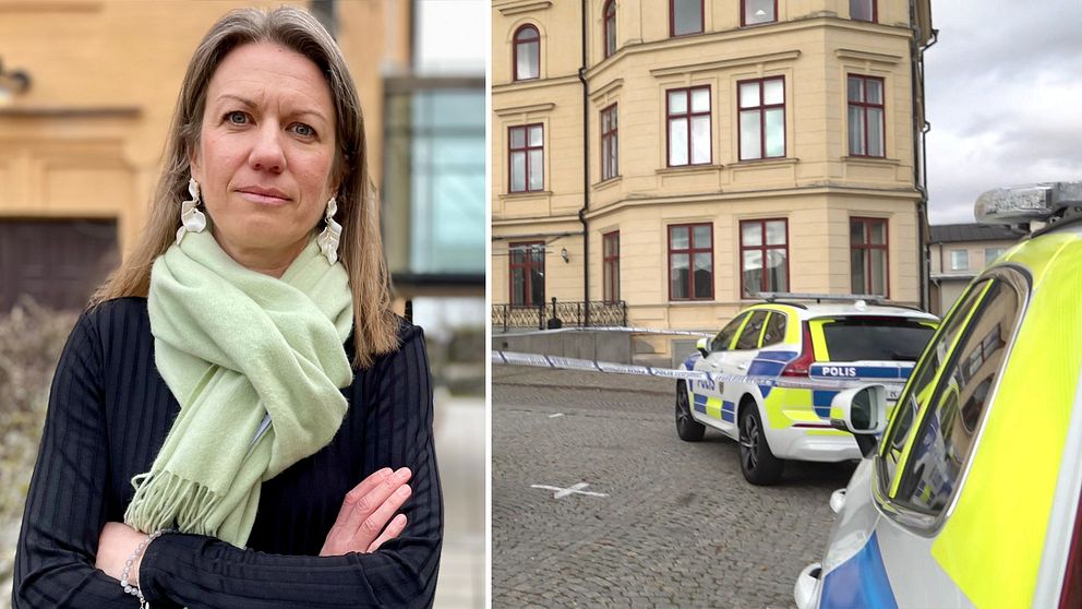 Åklagare Emma Högström och polisens tillslag mot Stadshotellet i Skänninge.