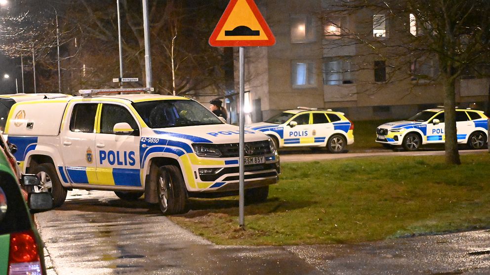 Polisbilar i Norrköping