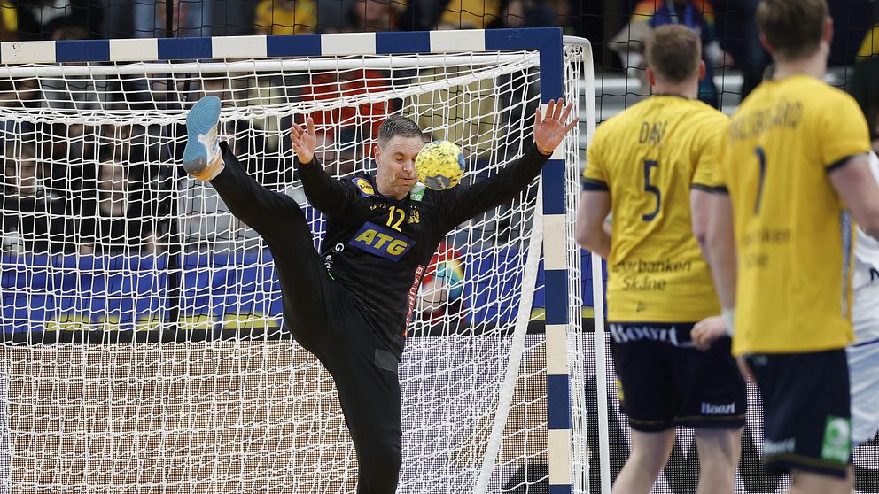 Målvakten Andreas Palicka är en av handbollslandslagets stora ledare.