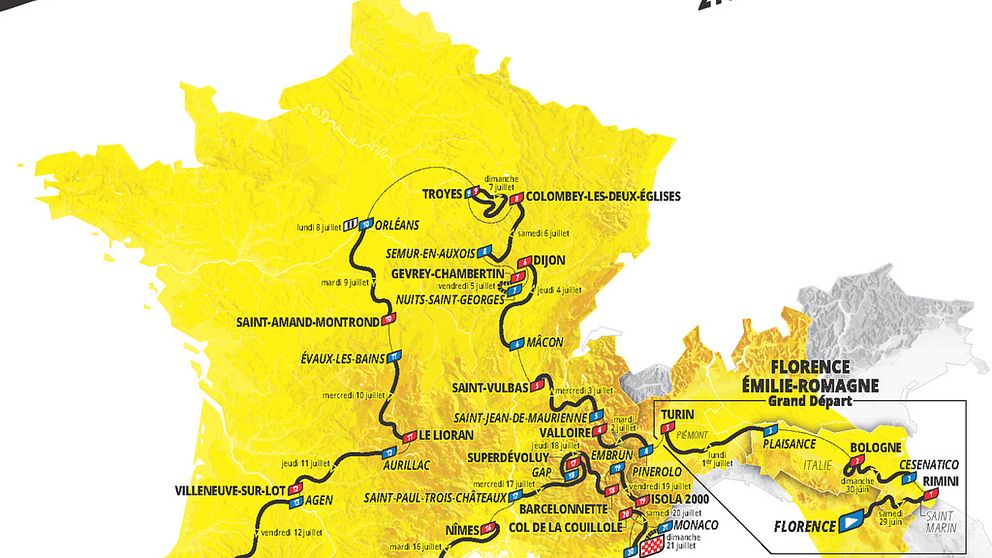 För första gången i Tour de Frances historia kommer tävlingen inte att passera Paris.
