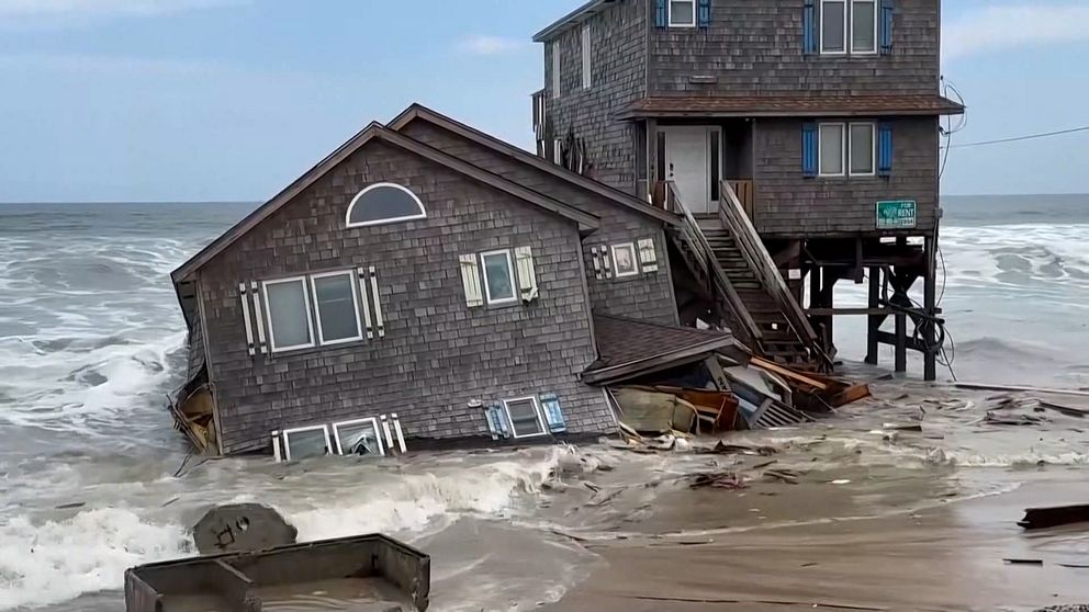 Havserosioner raserar hem i North Carolina