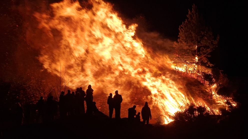 Påskfyr från firandet i Öckerö kommun 2024.