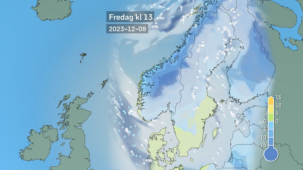 Vädret närmsta tiden