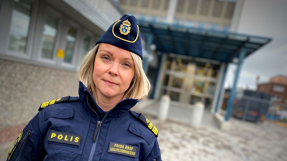 Frida Bra,  lokalpolisområdeschef i Norrköping