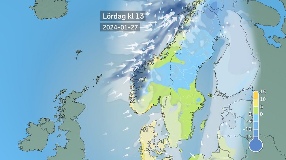 Vädret de kommande dagarna