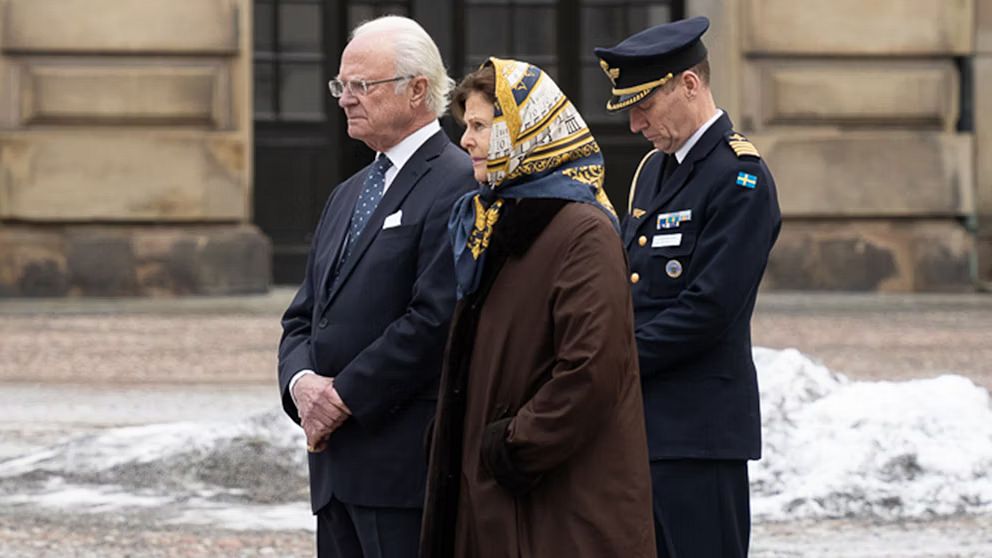 Kung Carl XVI Gustaf och drottning Silvia