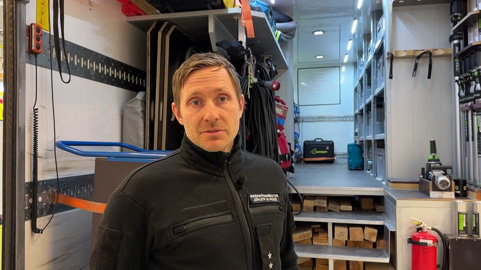 Brandchef inne på brandstation i Norge