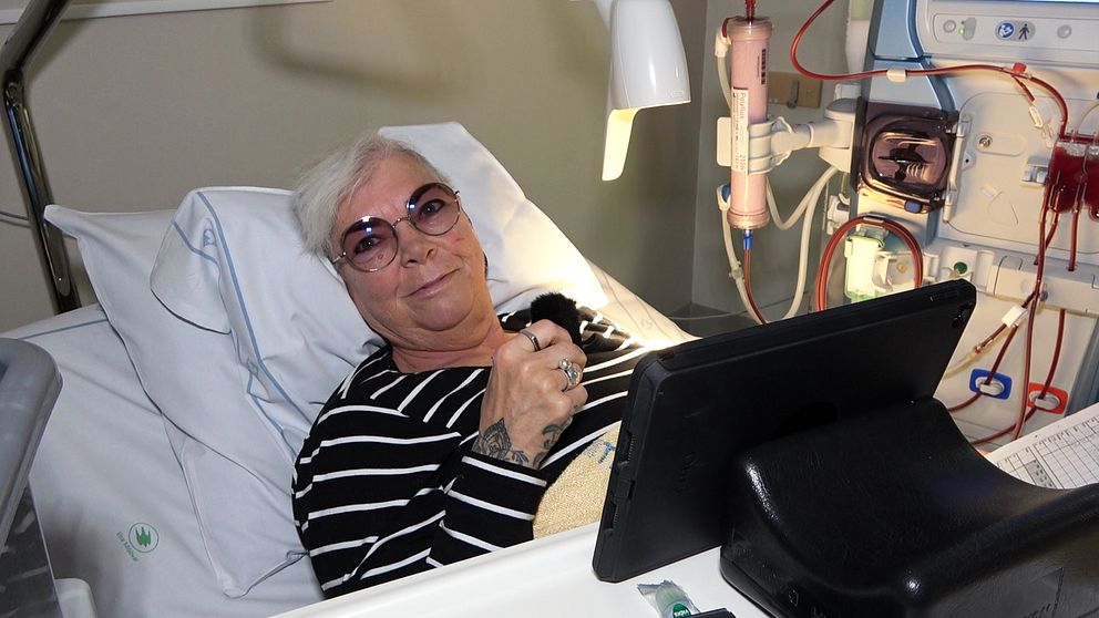 Maria Leidzén är en återkommande patient på dialysen i Växjö