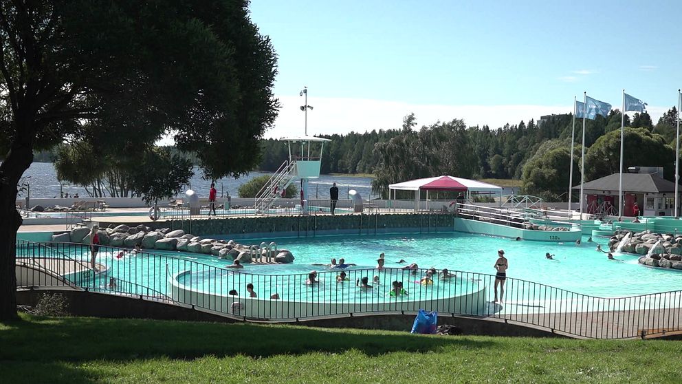 Utebadet Umelagun i Umeå