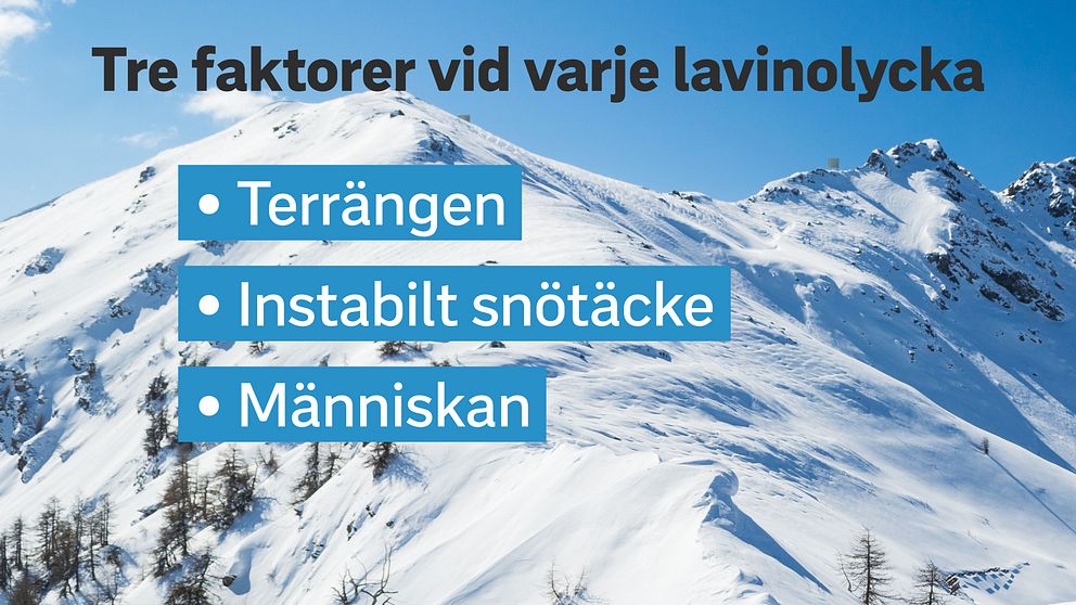 Faktorer vid lavinolycka