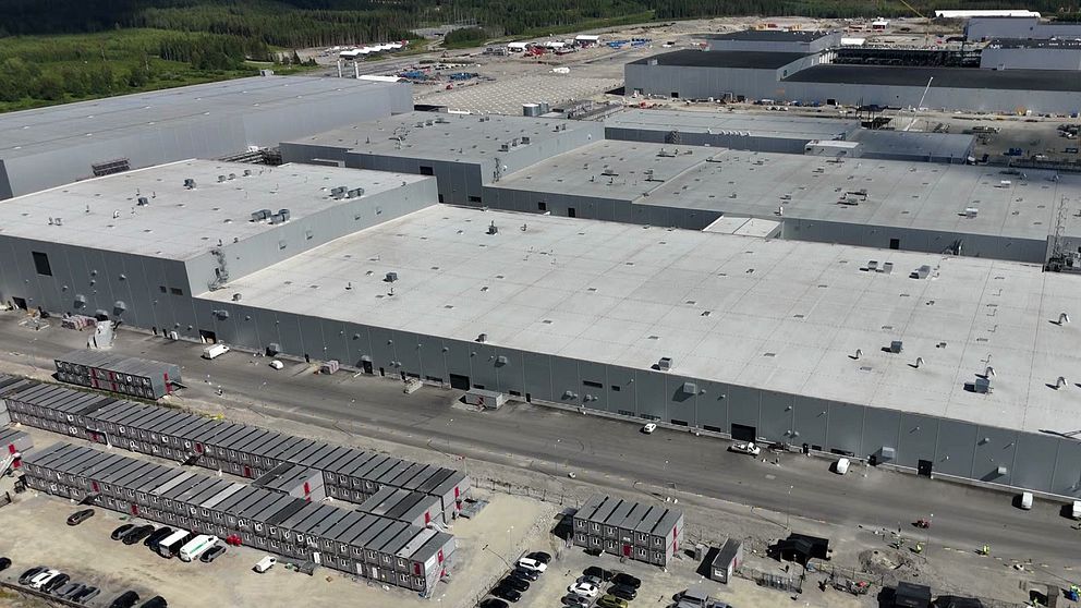 Northvolts fabrik i Skellefteå