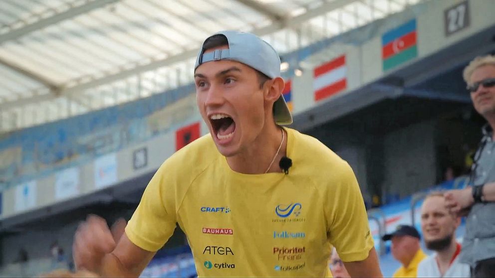 Tobias Montler hejar på Sveriges MIX-lag i 4x400 meter. – 3. Miraklet i Chorzow