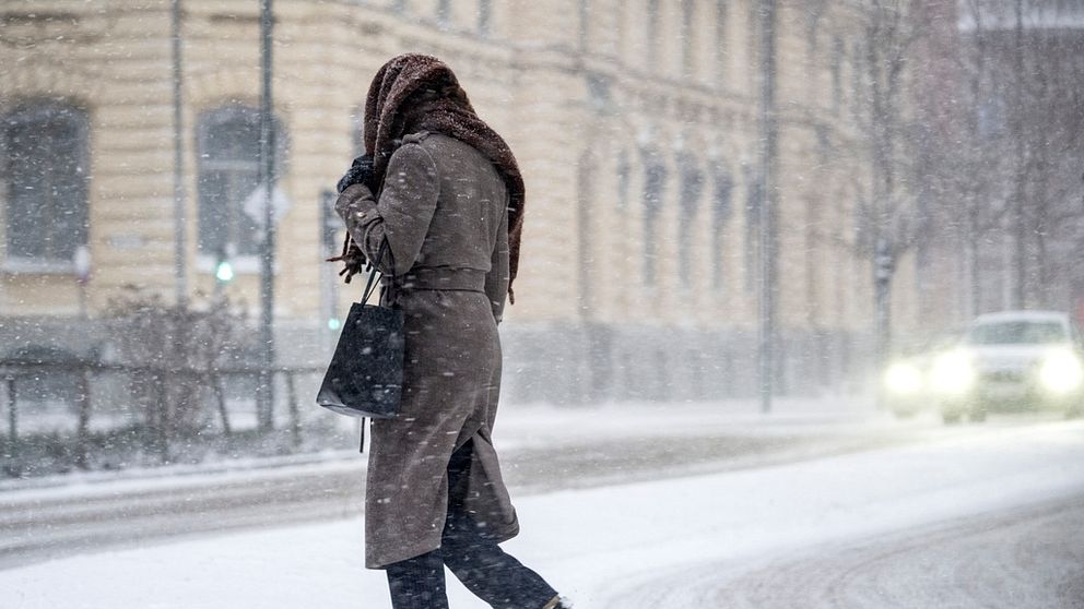 Gul varning för snöfall | SVT Nyheter