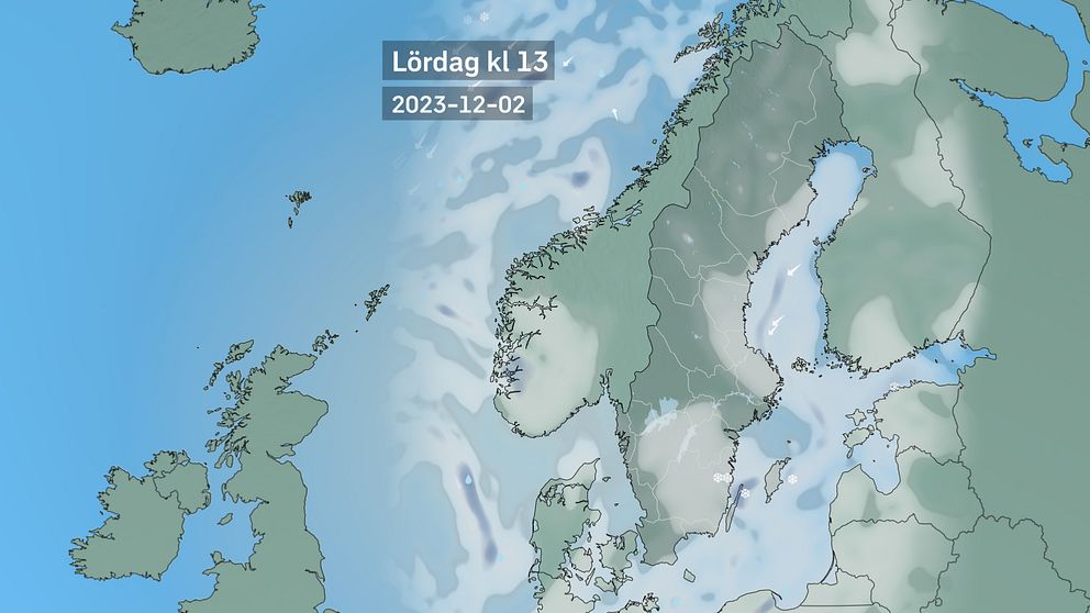 Vädret de kommande dagarna