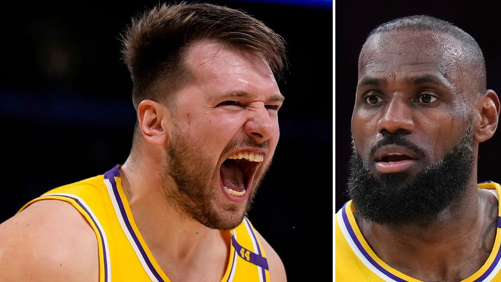 LeBron James och Luka Doncic