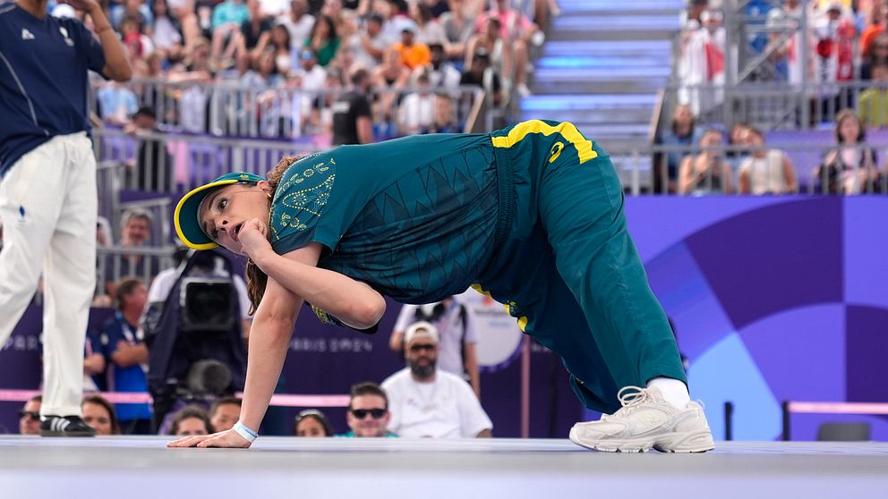Rachael ”Raygun” Gunn blev viral efter sin insats i breakdance under OS.