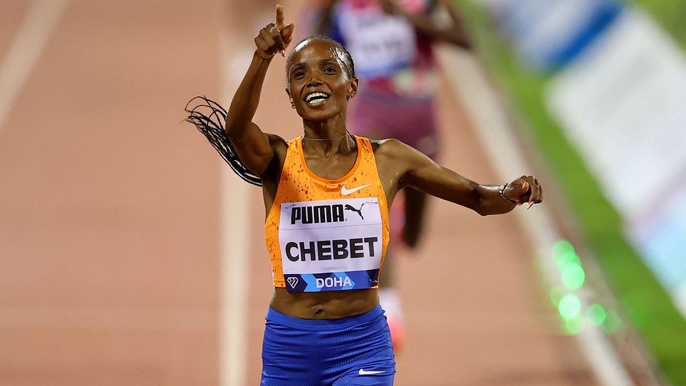 Beatrice Chebet slår världsrekordet på 10 000 meter