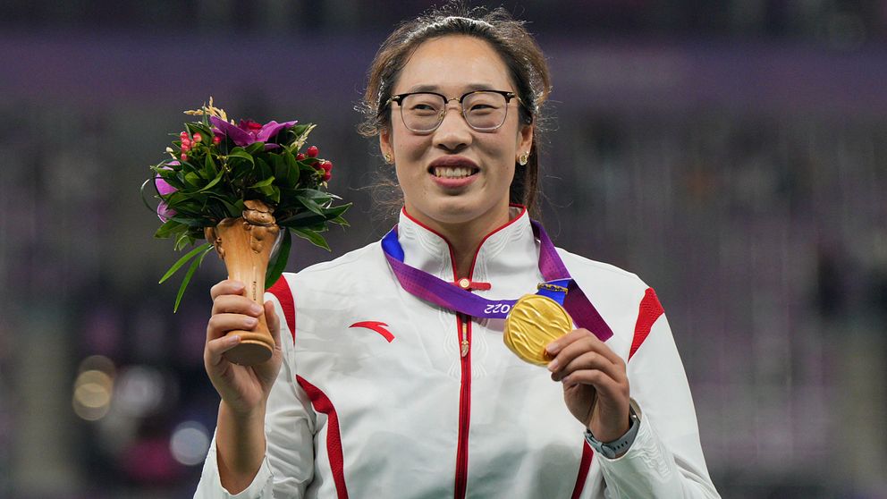 Feng Bin följde upp VM-guldet från förra året.