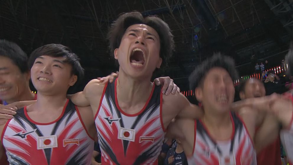 Japan vann VM-guld i gymnastik-VM