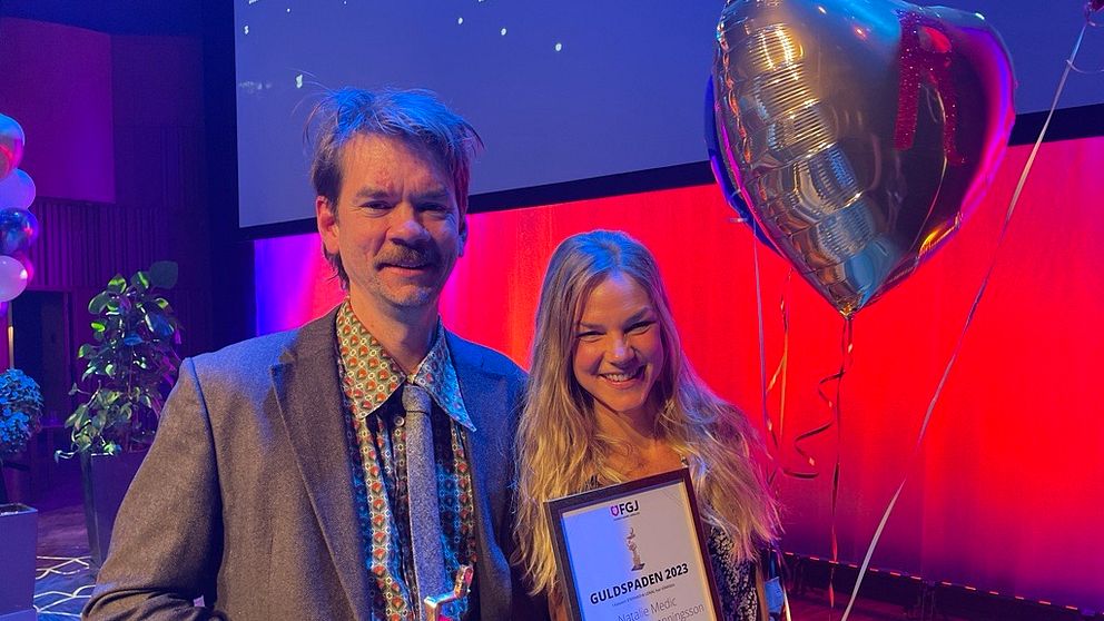 Natalie Medic och Fredrik Svenningsson vinner Guldspaden