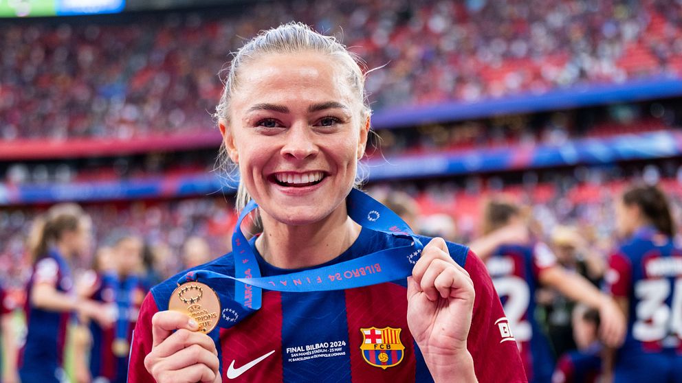 Fridolina Rolfö och hennes Barcelona vinner Champions League på nytt.