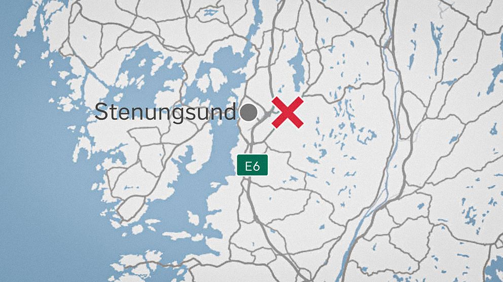 Kartbild över Stenungsund