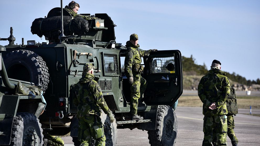 Militärer på Gotland