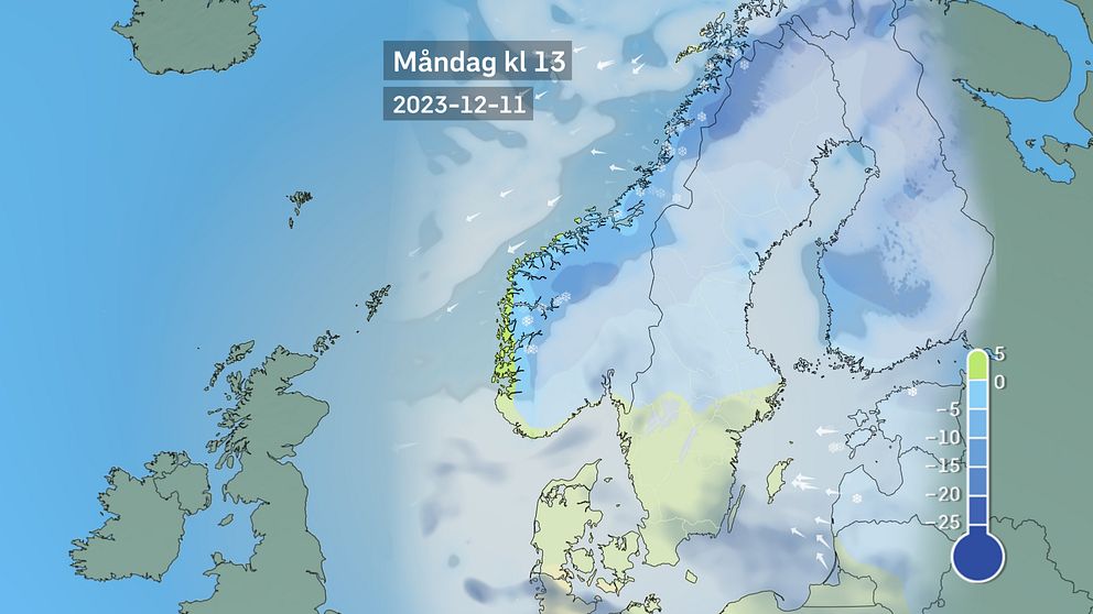 Vädret framöver