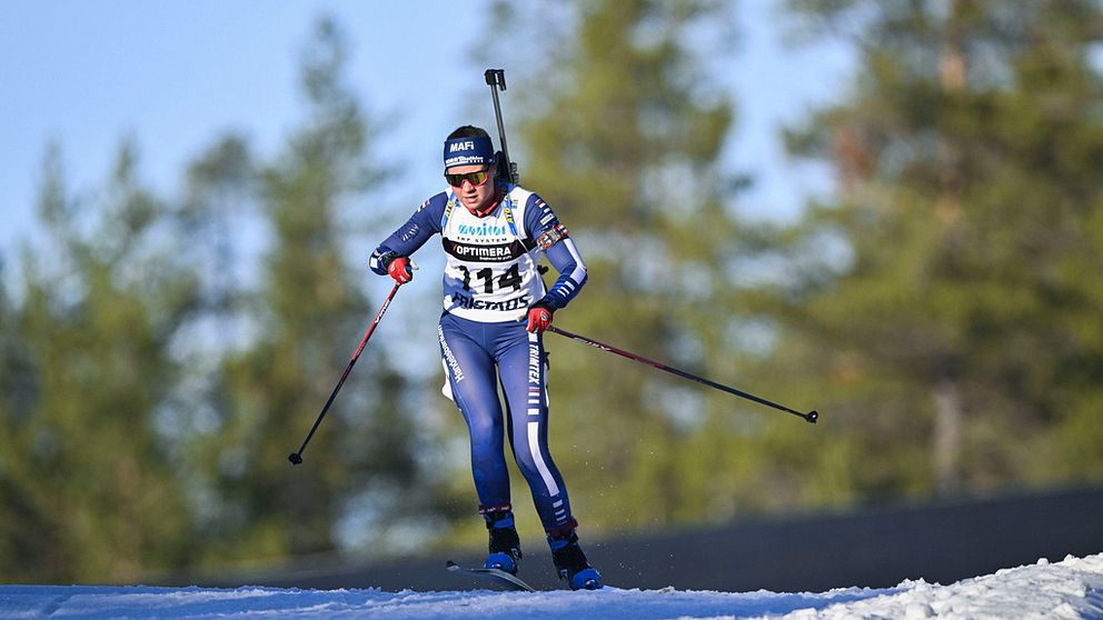 Sara Andersson är en av förhandsfavoriterna i junior-VM i skidskytte.