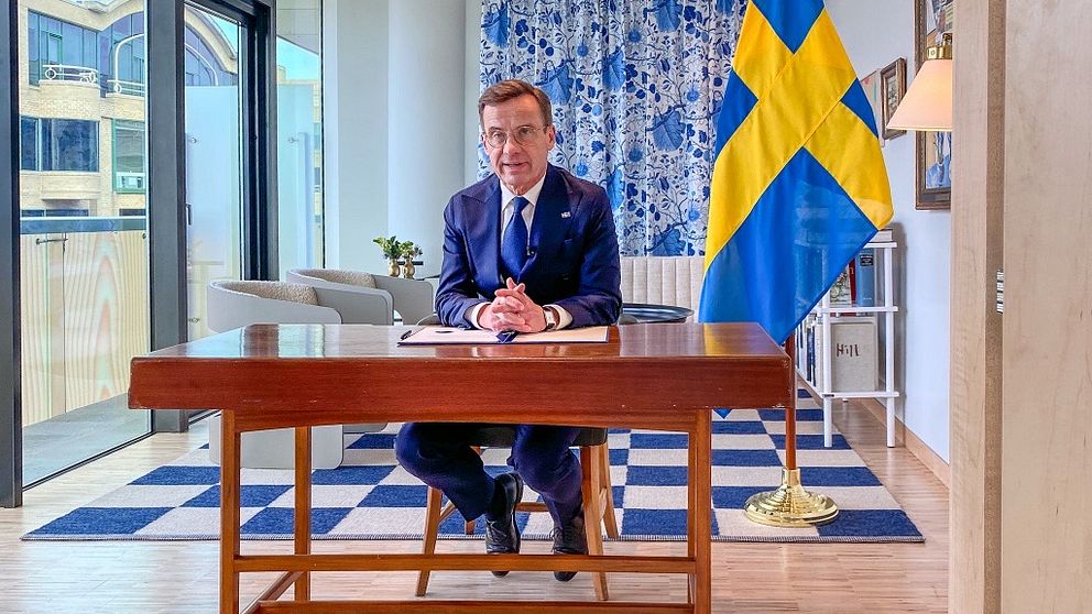 Sveriges anslutningsdokument påskrivna av statsminister Ulf Kristersson