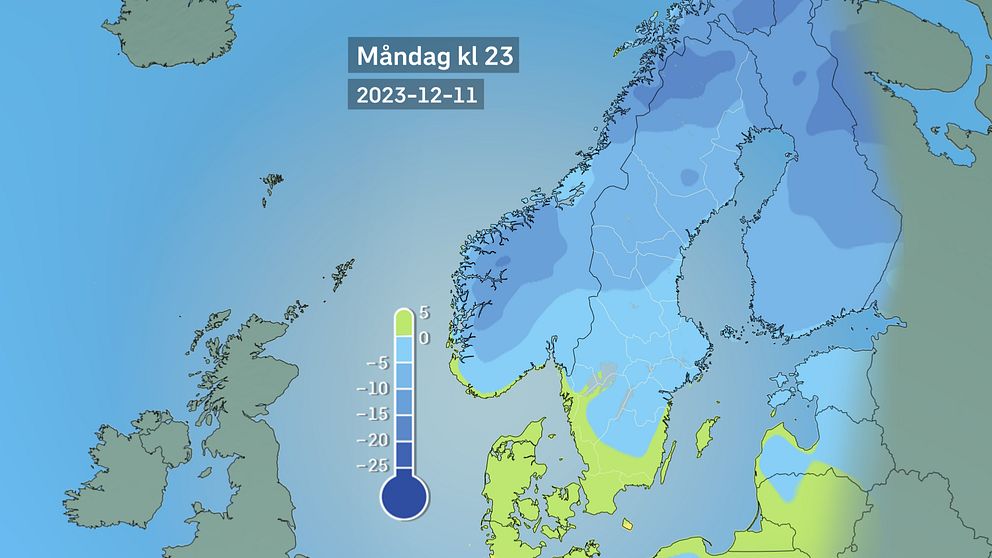 Vädret närmsta tiden