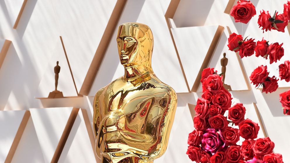 Bild på stor Oscarsstatyett.