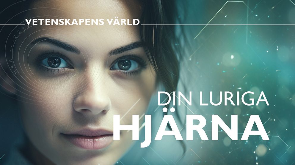Kvinna med uppspärrade ögon.