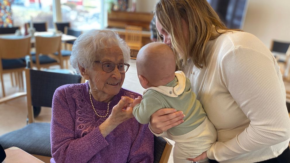 Agnes Boström i Älandsbro fyller 112 år