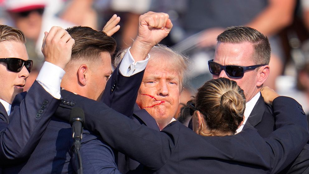 ”Om nyhetsbilder kan avgöra val så kanske bilden på Trump just gjorde det”
