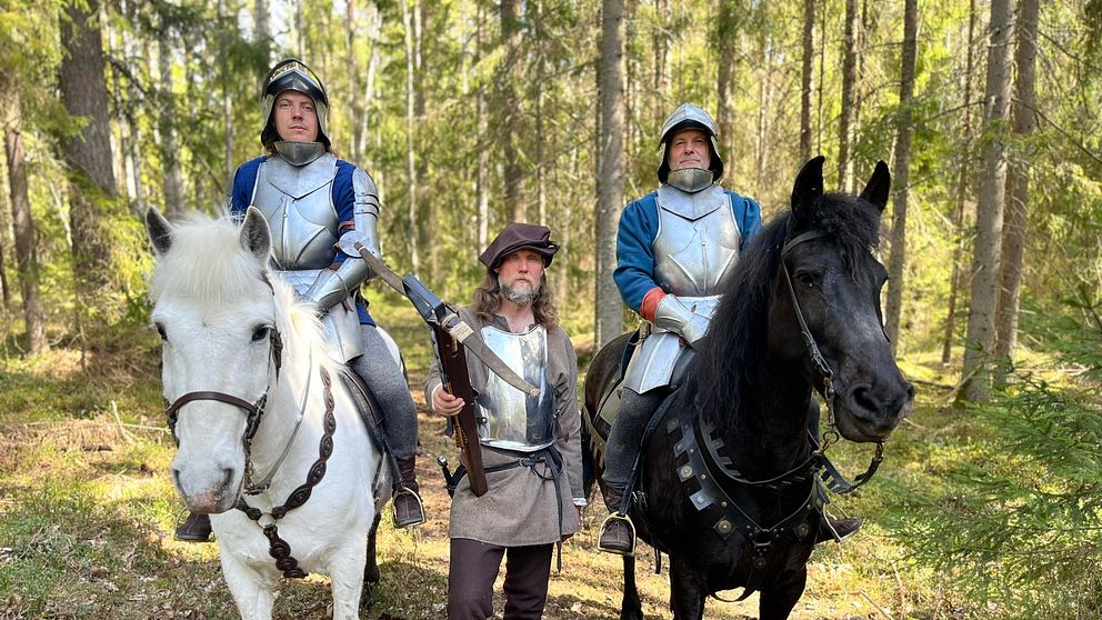 Gustav Norman, Mattias Andersson och Kurt Nilsson från Arbogariddarna.