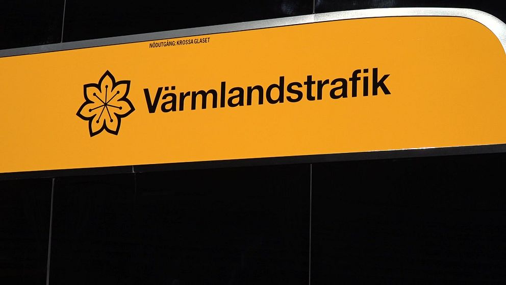 Utsidan av en Värmlandstrafikbuss.